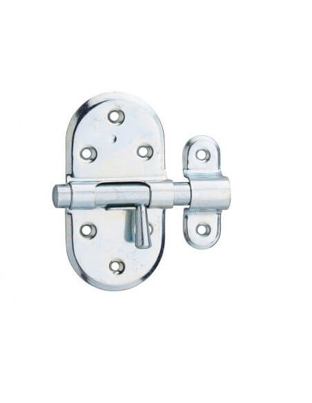 Zavor usa mobilier, aplicat, bolt rotund 8 mm, zincat, THIRARD - 1