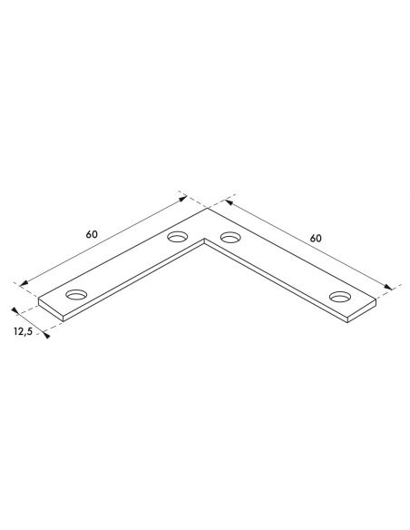 Coltar de fereastra 60 x 60 x 12.5 mm, THIRARD - 2