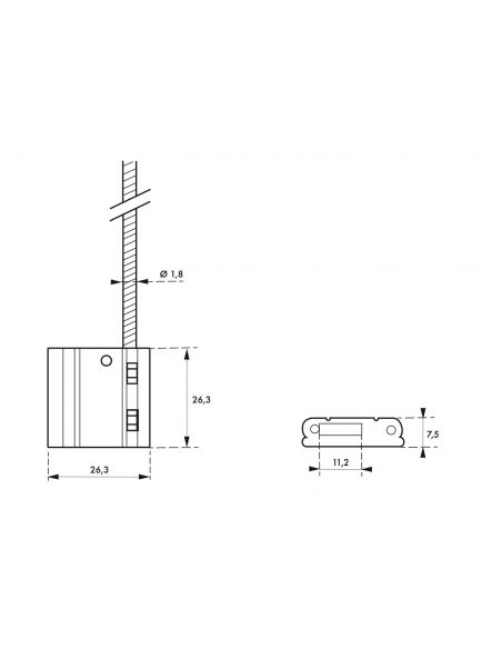 Set 25 bucati - Sistem metalic de sigilare 1.8 x 125 mm (diverse culori), THIRARD - 2