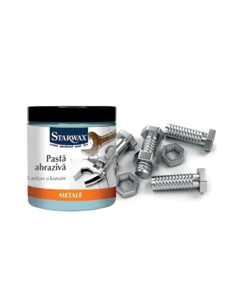 Pasta abraziva curatare lustruire suprafete metal - Starwax 250g - 3