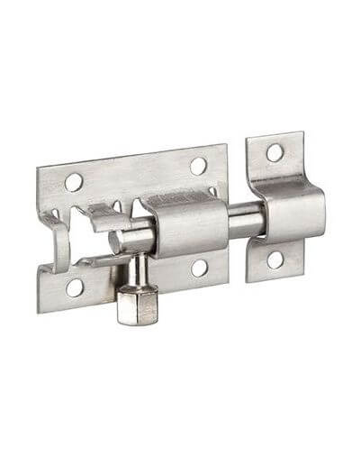 Zavor usa mobilier, aplicat, 40 mm, bolt rotund 6 mm, inox, THIRARD - 1