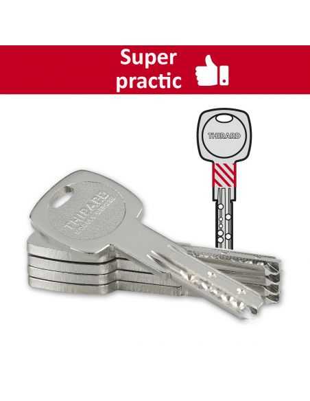 Semi-cilindru 30 mm pentru lacăt, TRANSIT 2 - 6